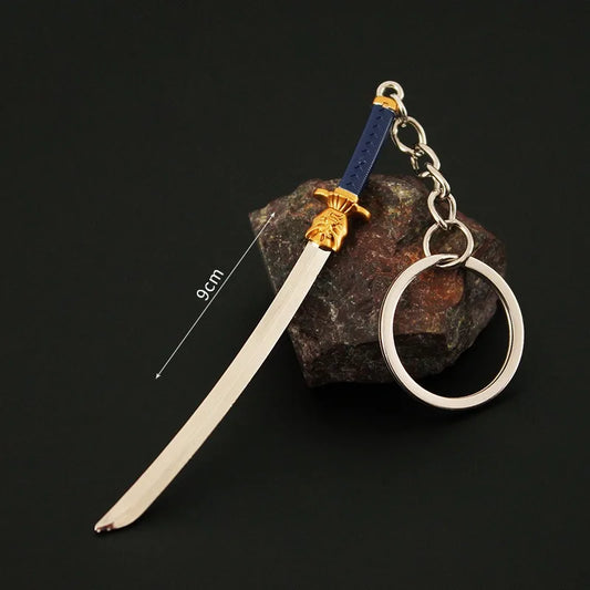 9CM(3.54in) Valorant Oni Katana Knife Keychain