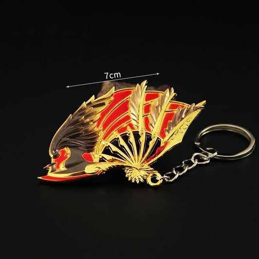 8CM(3.15in) Valorant Ignite Feng Huang Fan Knife Keychain