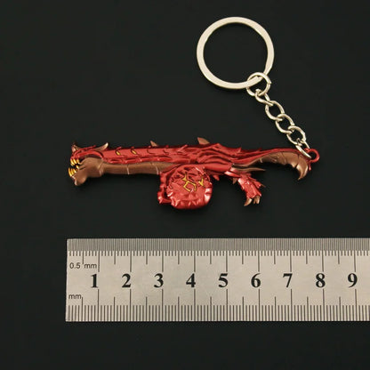 8CM(3.15in) Valorant Elderflame Judge Keychain