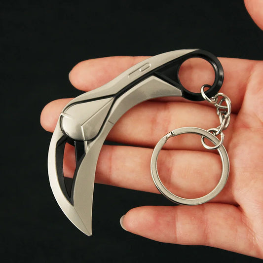 8CM(3.15in) Valorant Ion Karambit Keychain