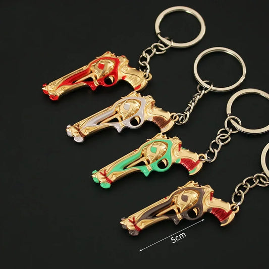 9CM(3.54in) Valorant Imperium Sheriff Keychain