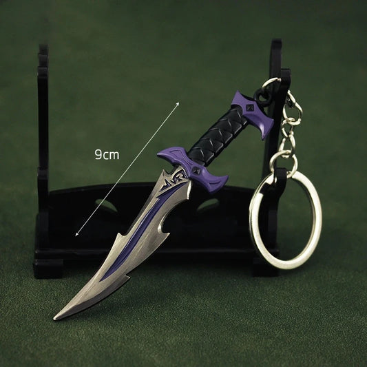 9CM(3.54in) Valorant Reaver Knife Keychain