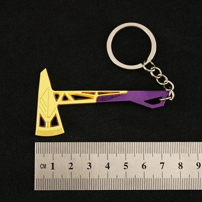 8CM(3.15in) Valorant Prime Axe Keychain