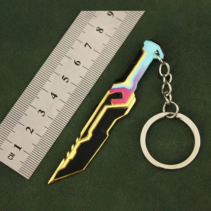 9CM(3.54in) Valorant Glitchpop Knife Keychain